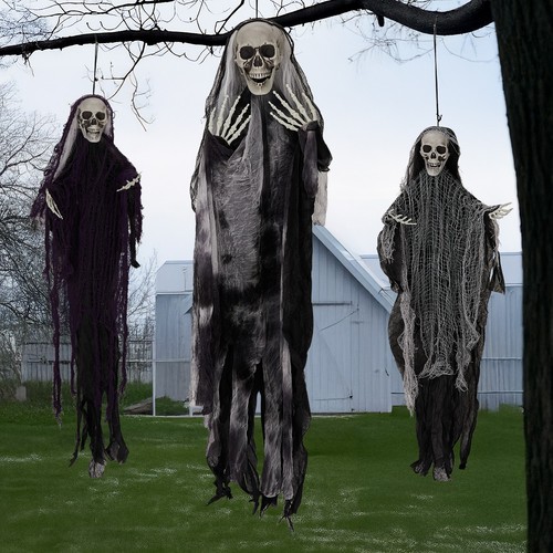 Hanging halloween skeleton - hanging,
