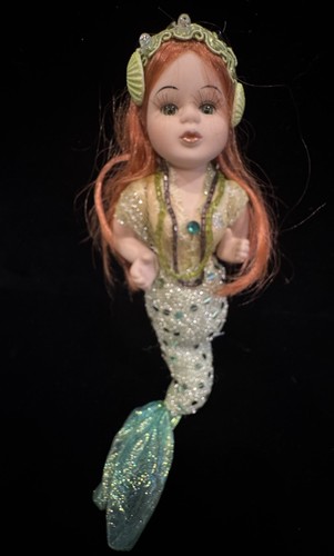Little mermaid porcelain - porcelain, doll