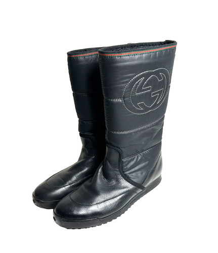 Gucci snow boots - snow, black