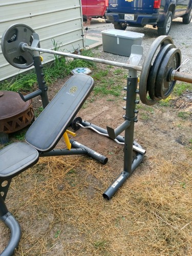 Weight bench set - weight,