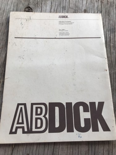 Abdick operating instructions - abdick,