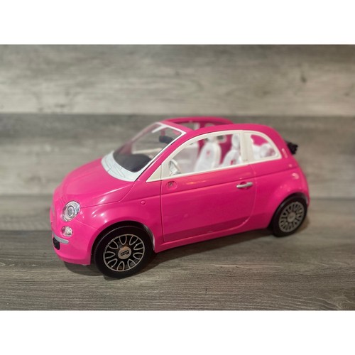 Barbie pink fiat 500 - barbie,