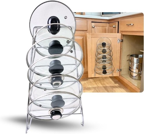 Tier pot lid organizer rack - tier,