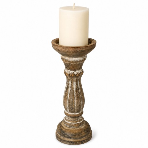 Rustic farmhouse wood pillar - rustic,