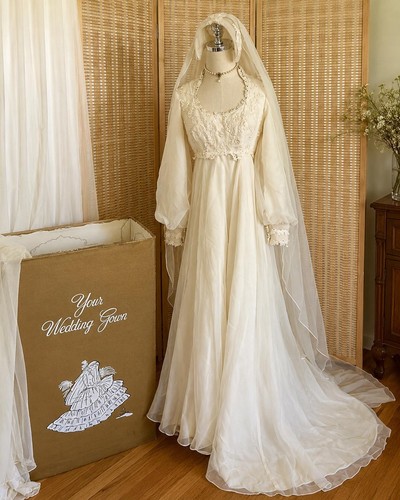 Vintage 1970s wedding - 1970s, dress