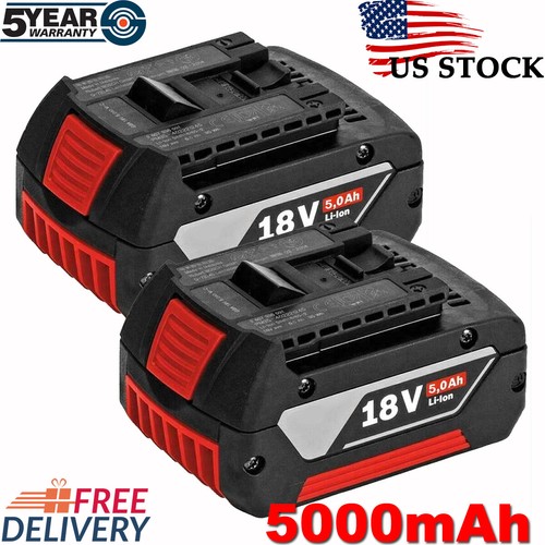 2pack 18v battery - for, bosch