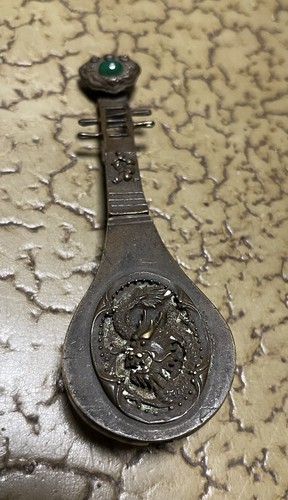 Vintage chinese brass - brass, lock