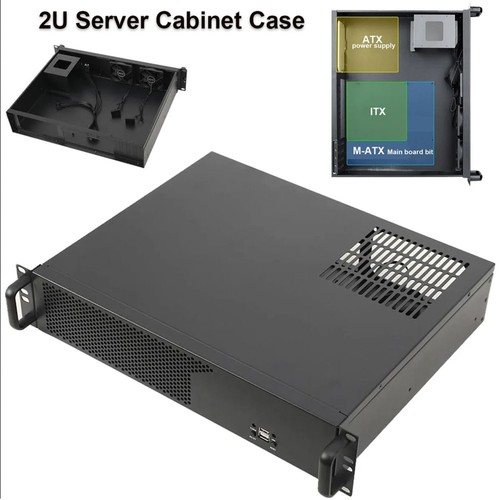 Server rack cabinet network - 2u,