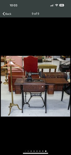 Antique singer sewing - an,