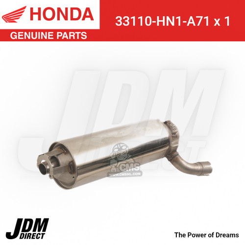 Honda 2014 2018 - ctx, muffler