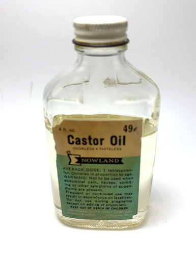Vintage castor oil - castor, by