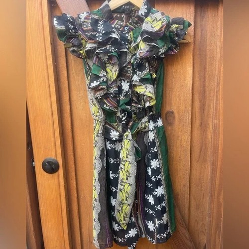 Victorian ruffled floral 60s - floral,