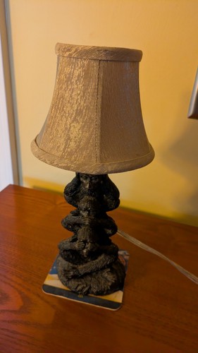 Vintage wise monkeys lamp - monkeys,