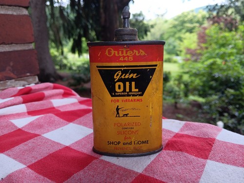 Vintage outers 445 gun oil - gun,