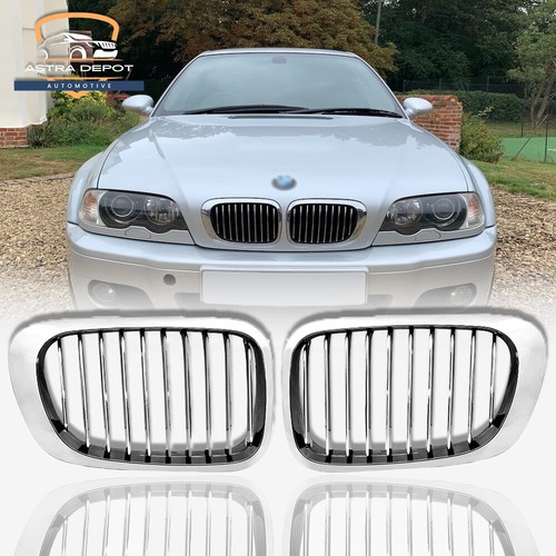 Chrome front kidney grill for - chrome,