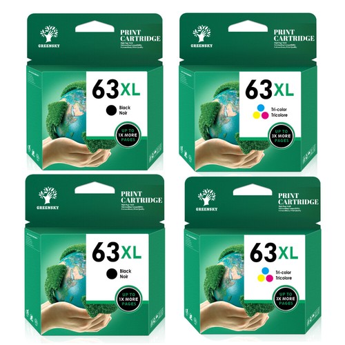 63xl ink cartridges for - for, hp