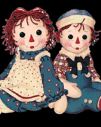Cute raggedy ann - ann, and