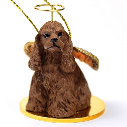 Cocker spaniel ornament angel - ornament,