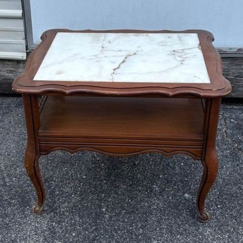 Vintage marble top - vintage, wood