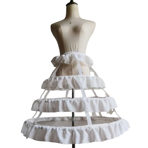 Wedding underskirt hoop bustle - underskirt,