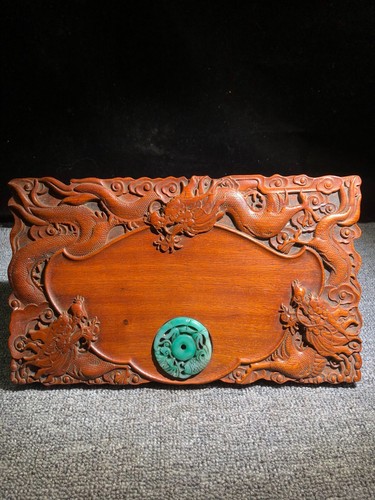 Hand carved dragon - , patterned