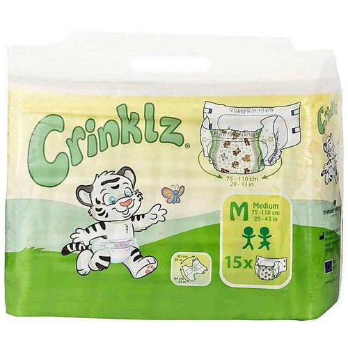 Crinklz printed adult diapers - printed,