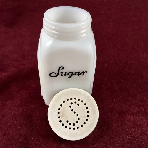 Vtg milk glass sugar - glass,