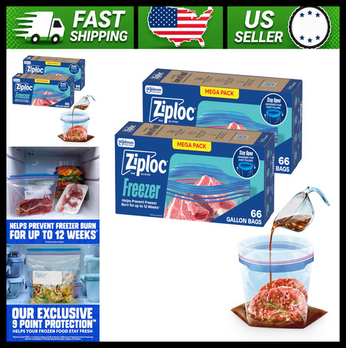 Ziploc gallon freezer bags - gallon,