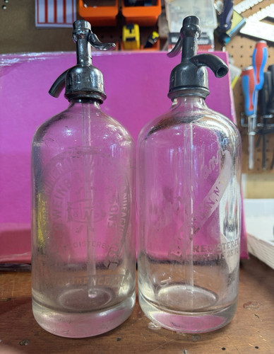 Lot vintage clear - vintage, glass