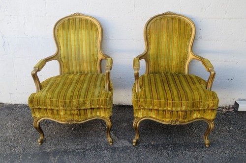 Modernage french painted - painted, gold
