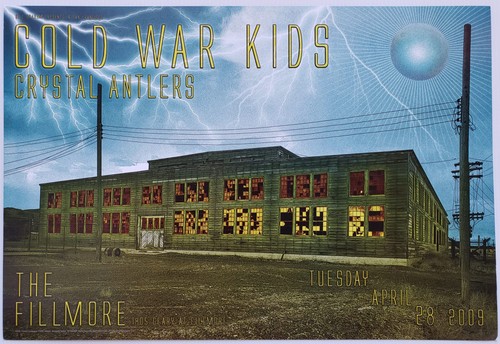 Cold war kids concert poster - cold,