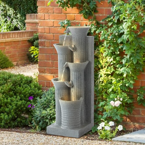 Outdoor water fountain - water, with