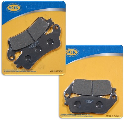 Front rear brake - front&rear, pads
