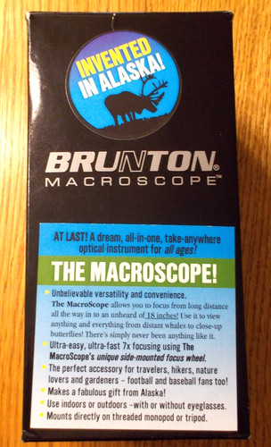 Brunton wide angle - angle, macroscope