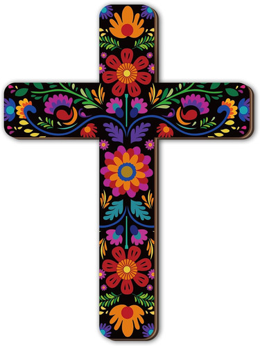 Floral wooden crosses for - floral,