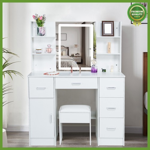 Large vanity set led - vanity, mirror