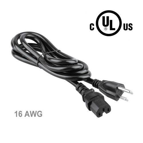 6ft 16awg power cord for - ul,
