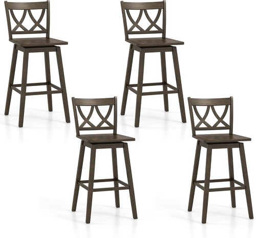 Bar stools set 4 - bar, swivel