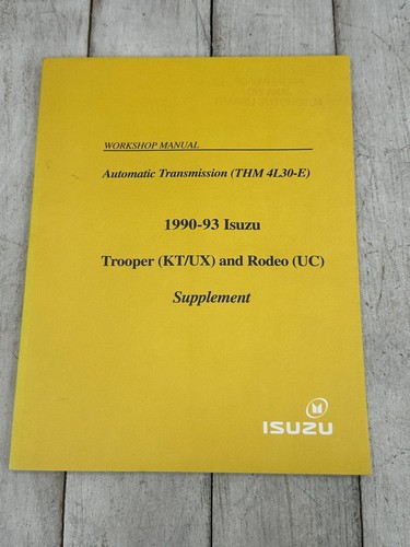 1990 isuzu trooper rodeo - trooper,