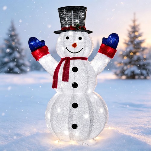 Christmas snowman outdoor - snowman,