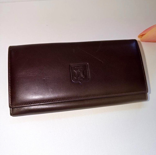 Celine paris brown long wallet - paris,