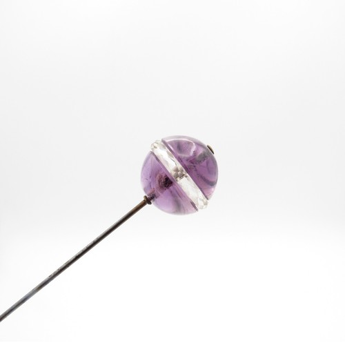 Antique large purple crystal - antique,