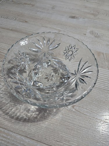 Vintage clear pressed glass - vintage,