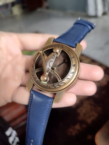 Handmade steampunk brass wrist - handmade,