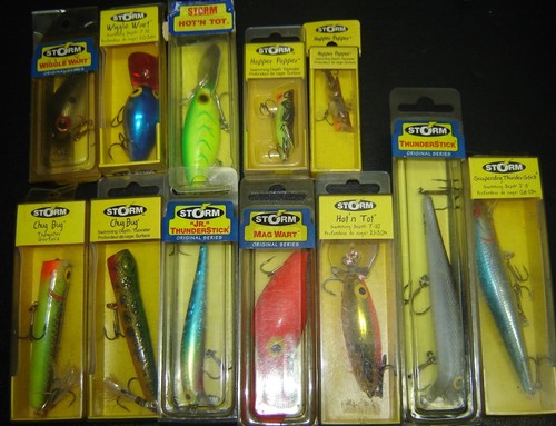 Storm new old stock - storm, lures