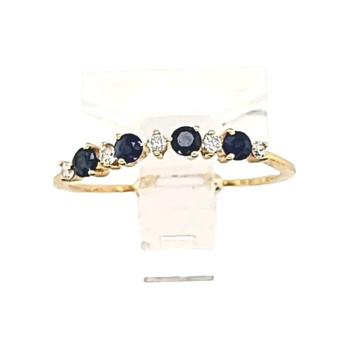 14k yellow gold saphire - 14k,