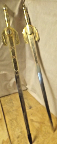 Decorative vintage steel sword - vintage,