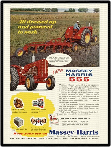 Massey harris 555 - massey, tractor