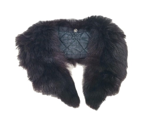 Vintage fox fur - collar, pin