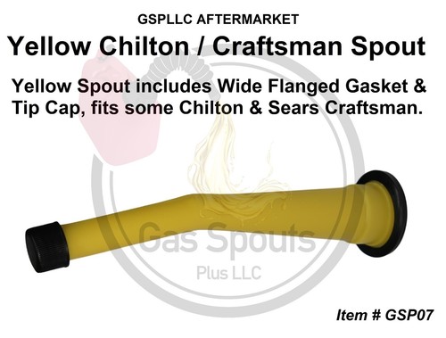 Gas spout for chilton sears - spout,